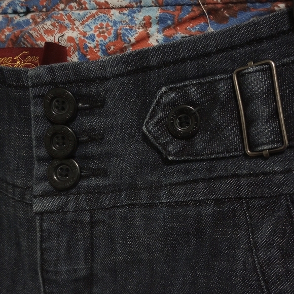 One 5 One Y2K 80s/90s Jeans High Rise Flare Bottoms Pants Size M - Picture 3 of 5